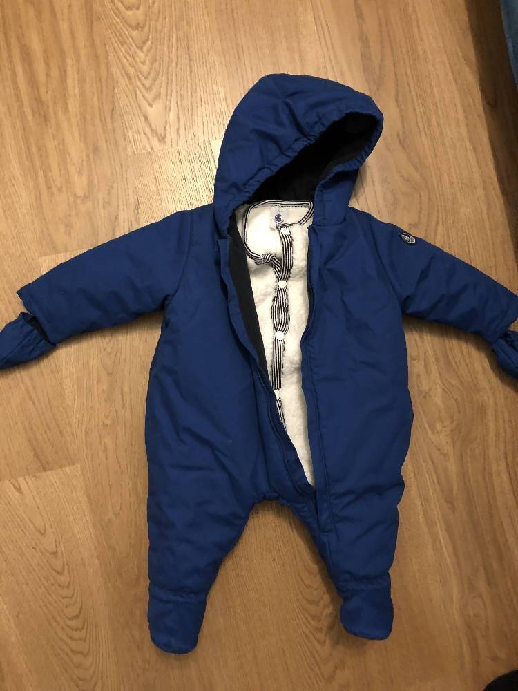 Tuta imbottita Petit Bateau 6M - La Soffitta di Gi